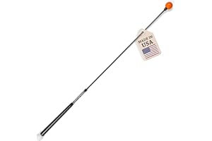 Orange Whip Lightspeed Golf Swing Trainer Aid - Speed Stick améliore la Vitesse, la Distance et la précision