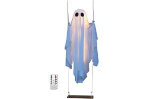 Spöke Dekoration Med Fjärrkontroll Väderbeständig Förinstallerad | Halloween Spökdekorationer Utomhusstatyer För Trädgård Uteplats Balkong Park Fest Högtid