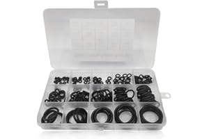 KYLOS 200 Stück Dichtring, Gummi ring, Duschkopf dichtung, O-ringe, Siphon dichtungssatz, O rings, Dichtungsring duschkopf, O-Ringe unterlegscheiben sortiment set, Für Hydraulikhahndichtungen(15 Größen)