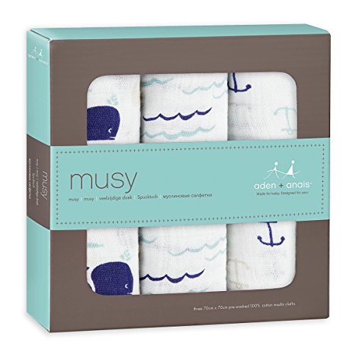 aden + anais 7216G Classic Musy High Seas, 3er pack - 2
