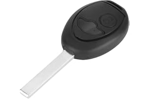 Kuuleyn Auto-Fernbedienungs-Schlüsselanhänger-Gehäuse, 2 Tasten Auto-Fernbedienungsschlüssel-Gehäuseabdeckung Passend für MINI One Cooper S R50