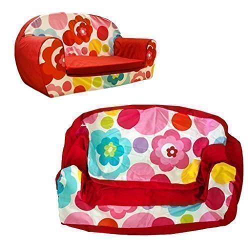 Preisvergleich Produktbild Ready Steady Bed Flower Dot für Children's Schaumstoff 2er Sofa