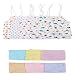 Orange and Orchid Baby Cotton Nappy 6 Pcs and Jabla 4 pcs Combo offer for just born,new born gift RS.549.00