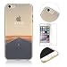 Produktbild Hülle iPhone 8 / iPhone 7, MingKun TPU [Landschaft Landscape Serie] Muster Handyhülle für iPhone 8 / iPhone 7 Schutzhülle Ultra Dünn Crystal Malerei Pattern Silikon Weich Case Cover Schutz Kratzfeste Handy Tasche Schale Bumper + 1X Hartglas Panzerglas - Let's Go Anywhere