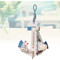 Termometro Da Parete Stile Marittimo - Decorazione Nautica Per Interni Ed Esterni