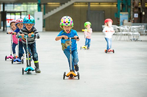 Mini Micro Kinderroller Sporty Kickboard in Neon Orange - 5