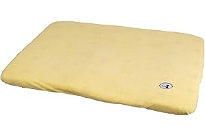 Flyideas Premium Wickelauflagenbezug 85x75 cm - Weiches Bezug für Wickelauflage - Hochwertiger Überzug für Wickelunterlage (Jonquil, 85x75 cm)