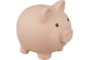 sfadf Hucha de vinilo con diseño de cerdo, irrompible, decoración para niños, niñas, niños y adultos, hucha para niños, adultos, como regalo