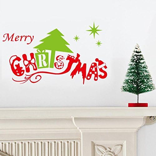 Malilove Merry Christmas Tree Wall Stickers Christian Room Decorations Diy Vinyl Xmas Home Decals Festival Mual Art Posters