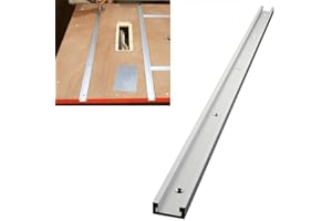 MZY1188 800mm T-Track,Fente de Montage de gabarit de Voie de mitre de Voie en T de 31.5 Pouces, Outil de mitre de glissière de Barre de glisseur de Rail en Alliage d'aluminium de Rail en T