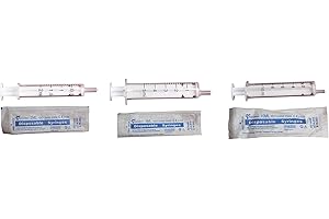 PintoMed Pack Jeringas Desechables Esteril 2 Partes (5 x 2ml) + (5 x 5ml) + (5 x 10ml) - Luer Slip - Paquete de 15 unidades