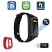 Produktbild Bysameyee Smart Armband Videoaufnahmekamera, HD 1080 P Mini DVR Watch Cam mit Schritten Tracking - 2 Einstellbare Armband