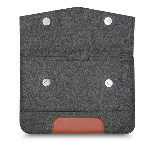 Apple iPad Pro 10.5 2017 Laptop Liner Bag,TopACE Notebook Tasche Notebook Schutzhülle liner bag Notebooktasche für Apple iPad Pro 10.5 2017 mit Mauspad (Dunkelgrau)