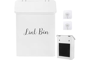 Lint Bin magnetisk, luddbehållare för tvättstuga magnetisk luddbehållare tvättstuga torktumlare luddbehållare magnetisk med l