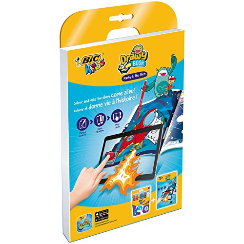 BIC KIDS Malbuch zum Spielen und Malen in 3D mit Augmented Reality