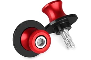 BXMOTO Diábolos Moto Basculante Bobina de Deslizadores Tornillo del Soporte M6 6mm CNC Aluminio para YAMAHA YZF-R1 YZF-R25 YZF-R3 YZF-R6 FZ8 FZ9 FZ1 FZ6 V-MAX MT-01 MT25 MT03 MT07 MT09 FJR1300 XJR1300