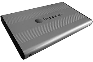 Dynamode External 2.5" SATA Hard Drive Caddy, USB2, USB Powered, Aluminium Case, Plug and Play, LED Power Light, High Speed USB Cable, Compatible With Windows, Mac OS, Linux, One Year Warranty