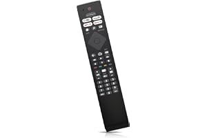 Ersättning för Philips fjärrkontroll BRC0984501, universell fjärrkontroll med 4 kortklippsknappar kompatibel med Philips ambilight LCD LED Smart TV 7900-serien – ingen programmering krävs