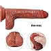 Produktbild Ertfren-Tshirt 7 Zoll Naturalistic Silicone Dîld for Frauen Massager - Surreal