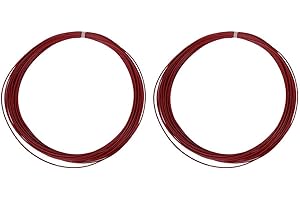 Keenso Cuerda de Raqueta de bádminton, 2 Piezas 10m de Alta flexibilidad Línea de Cuerda de bádminton Raqueta de Entrenamiento Líneas de Raqueta Accesorio de reparación de bádminton