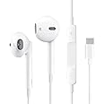 iPhone 16 Pro Max Headphones USB C Headphones For iPhone 15 15 Pro 15 Plus Type C Earphones In-Ear Wired Headphones with Mic and Volume Control Noise Reduction Stereo Earbuds For iPhone 15 16 Pro Max