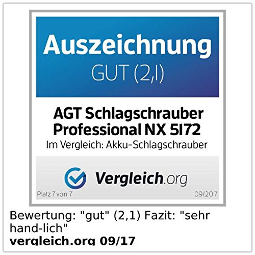 AGT Professional Akku-Schlagschrauber AW-18.sr, mit Li-Ion-Akku und Ladegerät - 7