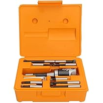 Set Testine Alesatura 12 Pezzi - Per Alesatrice, Metallo Duro, Da MT2 A M10, Con Barre