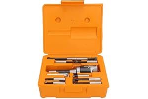 YANMIS 7/16 "Testa di alesatura R8 1/2 '' Testa di alesatura 13 pezzi Set di utensili per testa in acciaio al carbonio Bareni di alesatura Accessori per fresatrici per tutti i tipi di tornio