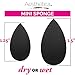Aesthetica Mini Beauty Sponge Blender 2 Pack - Perfect for Small Areas, Around Eyes, Lips and Brows - Latex Free