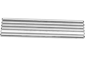 RespiceFinem 6st 100 mm rostfritt stål D -hålaxel idealisk för leksaksbilarsaxel och industriella robotdelar Precision Ground Connect -hjul och växlar till Power Motors D -formade