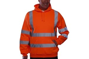 ITISME HOMME TOP ITISME Homme Manteaux Gilet de Sécurité/Gilet de Travail/Veste de Haute Visibilité fabriqué avec Matériau, Jaune Neon