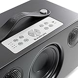 Fácil de configurar con la aplicación gratuita; simplemente conéctalo a la red Wifi de su casa una vez y listo; puedes agregar altavoces adicionales con el tiempo