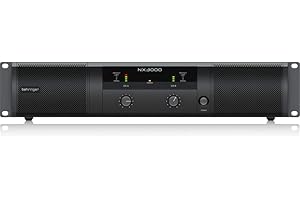 Behringer NX3000 Ultraleichter 3000-Watt-Class-D-Leistungsverstärker mit SmartSense-Lautsprecherimpedanzkompensation