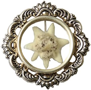 Wide – Hutanstecker, Hat Badge, Accessories: Genuine Edelweiss pin round pin badge