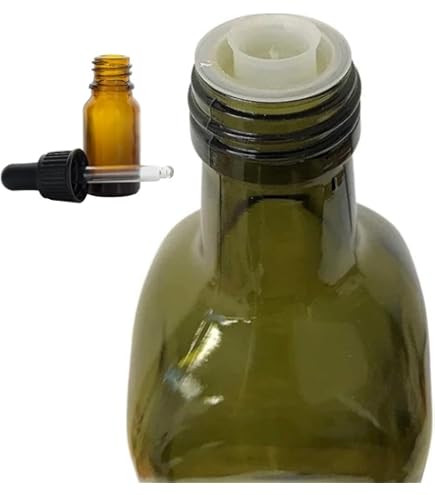 6 stuks - flessen voor olie en likeur 1000 ml - vierkante marasca van