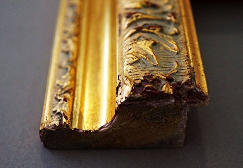 Spiegel Wandspiegel Badspiegel Flurspiegel Garderobenspiegel – Über 200 Größen – Rom Gold 6,5 – Größe des Spiegelglases 80 x 100 – Wunschmaße auf Anfrage – Antik, Barock - 6