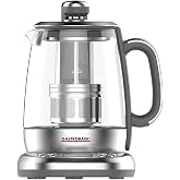 GASTROBACK 42440 Design Tee Automat Advanced Plus Automatic Tea Kettle (2-in-1), 24-Hour Timer, Stainless Steel Tea Filter, 1