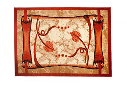 TEPPICH KLASSISCH SEHR BUNT wunderschöne Muster PERFEKT INS WOHNZIMMER in ROT/Terrakotta (240 cm x 330 cm) - 7