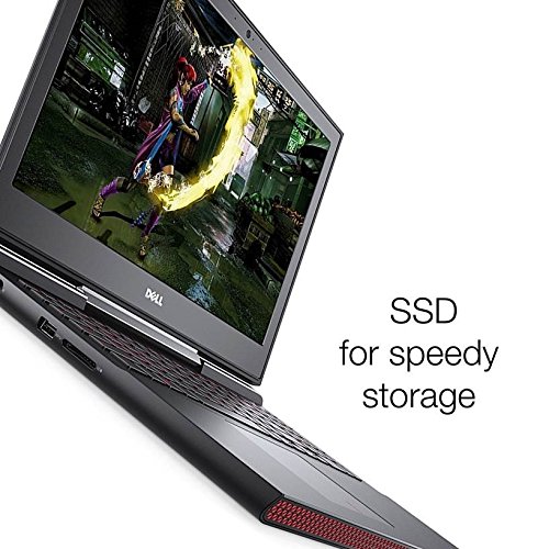 Dell Inspiron 15 6-Inch Gaming Notebook -  Black   Intel Core i5-7300HQ  8 GB RAM  256 GB SSD  NVIDIA GTX 1050 4 GB Graphics Card  Windows 10 Home 