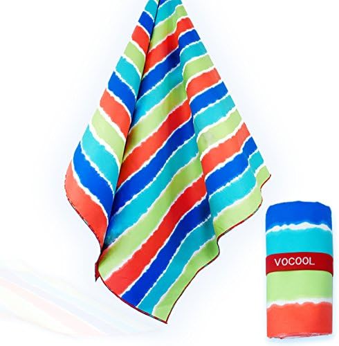 ZOMCHAIN Beach Towel, Microfiber Travel Beach Bath Towel, Pool towel, Quick dry Lightweight Towel for Yoga Camping Swimming with carrying Bag (35x59in)