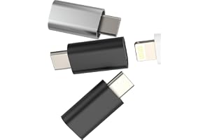 Lightning till USB C-adapter (3 stycken) för iPhone 16 Pro Max typ C-kontakt för Apple MFi-certifierad laddarkabel för iPad M