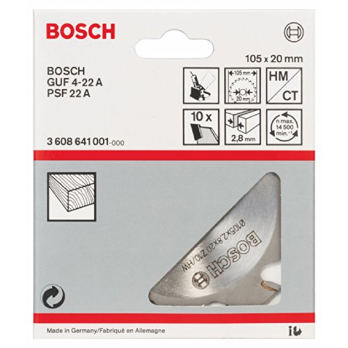 Bosch Zubehör 3608641001 Scheibenfräser 10, 20 mm, 2,8 mm