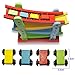 JJOnlineStore - Wooden Colourful Baby Kid Toddler Click Clack Zig Zag Race Car Track Slider Toy Game