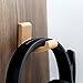 Produktbild LEAPCOVER Hölzerner Kopfhörer-Standplatz-Kleber Einseitige Haken - Headset-aufklebbarer Halter - Unilateraler Kleiderbügel mit klebrigem Auflage für Haus und Büro (2 Sätze)