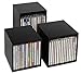 Produktbild cubix CD-Box Black - CD-Boxen aus Holz: 3 CD-Boxen in Einem. Für bis zu 40 Musik-CDs. Dekorative Holzcubes in ansprechendem Design. Schöner kann Man CDs Nicht archivieren, sammeln, schützen.