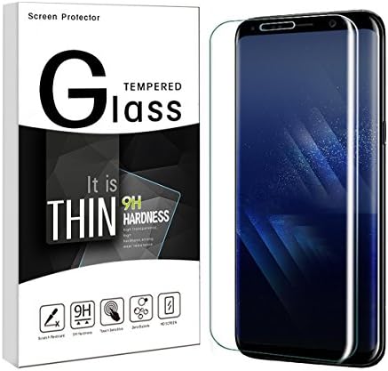 Parsion Galaxy S8 Plus Screen Protector,Tempered Glass Screen Protector, Anti-Bubble Strengthened Protection Film for Samsung Galaxy S8 Plus (Clear)