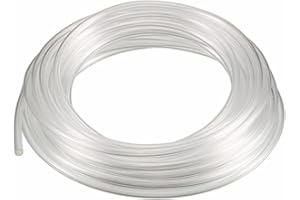 Gexmile Tubo Flessibile Pneumatico 5 metri PU Tubo Flessibile Linea Compressore d'aria Alta Pressione della Pompa Esterno 8mm x Interno 5mm Trasparente