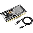 RoboThings ESP32 38Pin Development Board ESP-32S Microcontroller Processor Integrated 2-in-1 Microcontroller ESP-WROOM-32 Chip CP2102 WiFi NodeMCU-32S ESP-WROOM-32