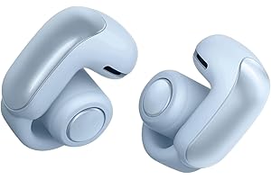 Bose Ultra Open Bluetooth Earbuds with OpenAudio Technology, Open Ear Wireless Earbuds, Up to 48 Hours of Battery Life, Moonstone Blue - Limited Edition