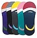 Produktbild possec Damen Silikon Gel Nonslip Unsichtbarkeit Boot Socken 5 Stück